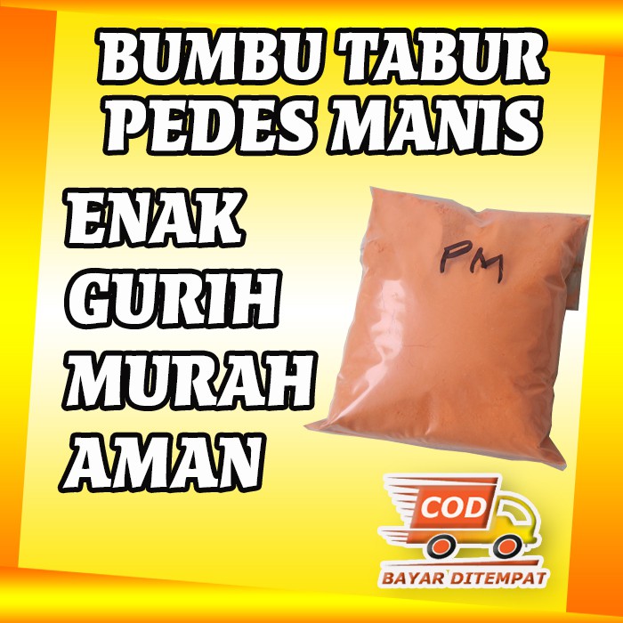 

Bumbu Tabur Pedas Manis / Bumbu Rasa / Bumbu Tabur / Bumbu Tabur Aneka Rasa / Pedas / Bumbu / Snack