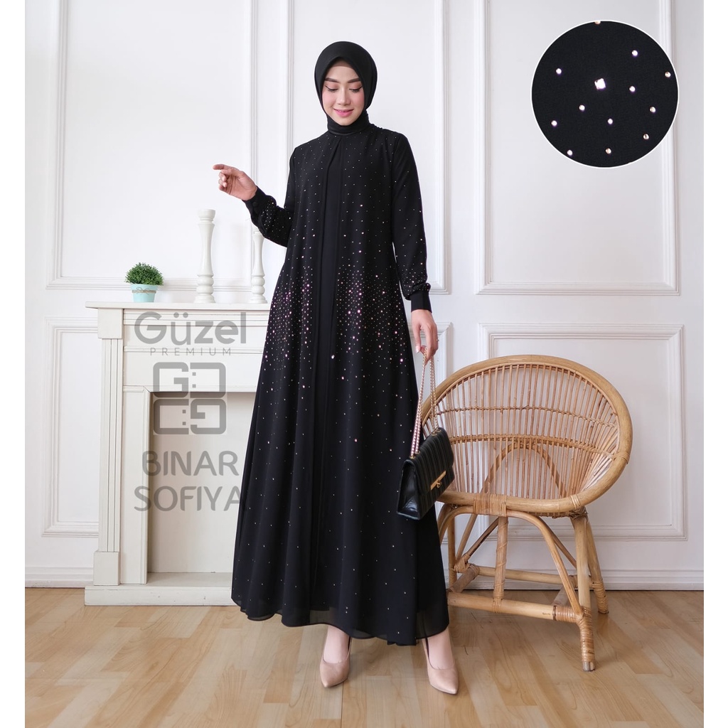 WILI MUSLIM / GAMIS BINAR SOFIYA CERUTY BABYDOLL ORIGINAL BY GUZEL PREMIUM
