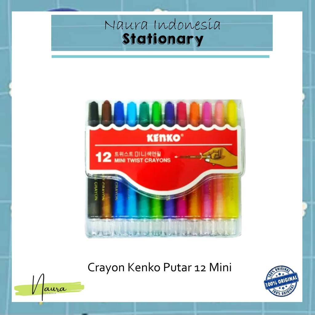 

Crayon Kenko Putar 12 Mini | Krayon Putar | Krayon Kenko Putar