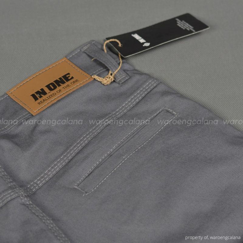 CELANA CHINO PANJANG ABU MUDA / CHINO SELIMFIT / CELAN CHINO GREY