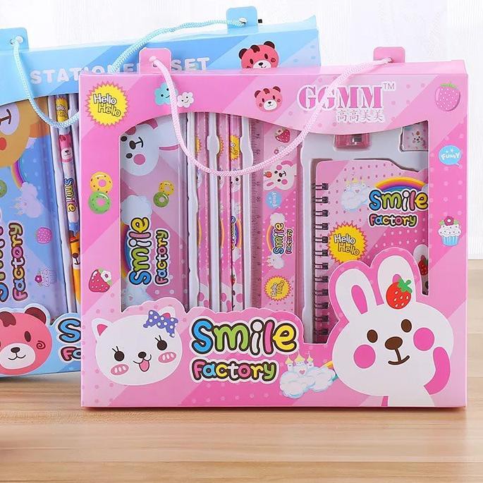 Bk R 110 Like Sf 003 Pensil Set Lengkap Alat Tulis Anak 8 In 1 Set Alat Tulis Anak Sekolah T T Shopee Indonesia