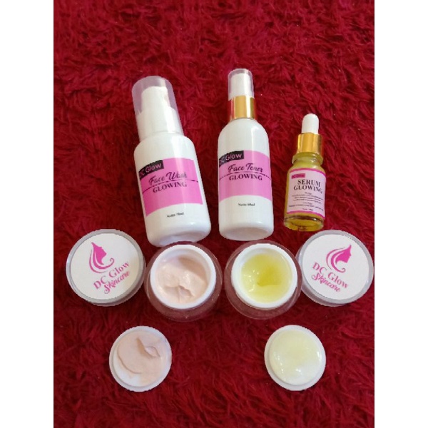 DC Glow skincare paket glowing