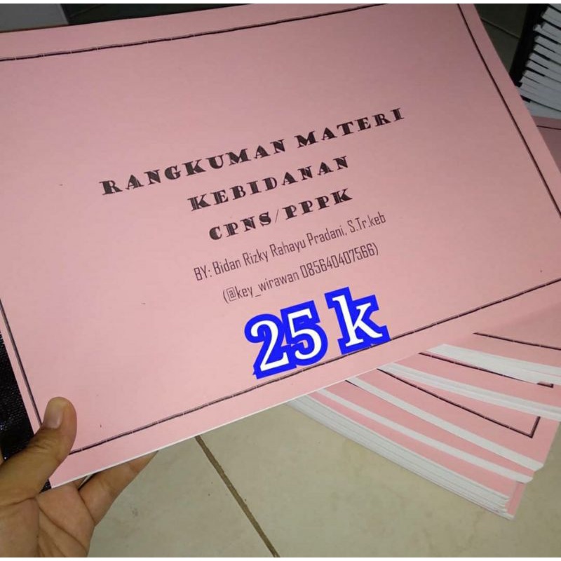 RANGKUMAN BUKU SKB CPNS PPPK BIDAN KEBIDANAN MURAH LENGKAP