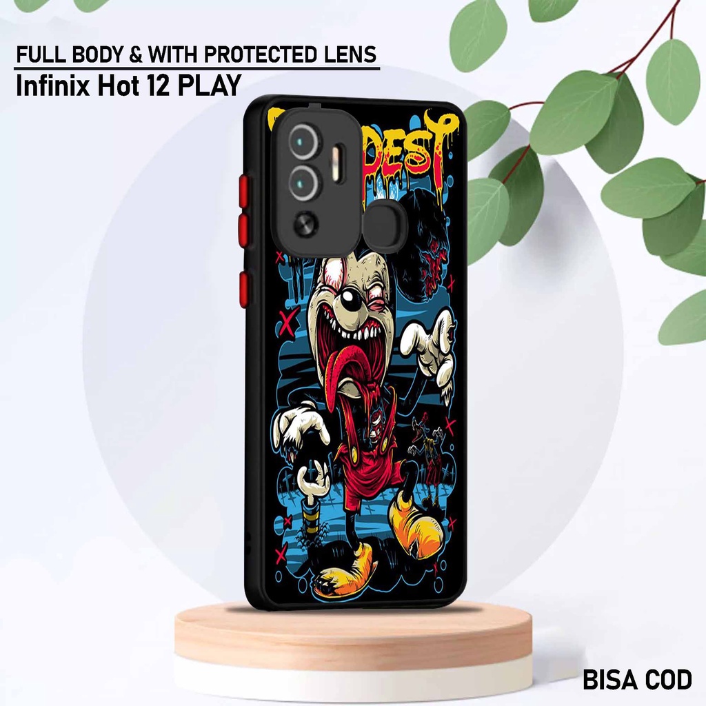 Case Infinix Hot 12 Play - Motif Case [ Gravtykilers 2 ] - Hardcase Infinix Hot 12 Play - Softcase I