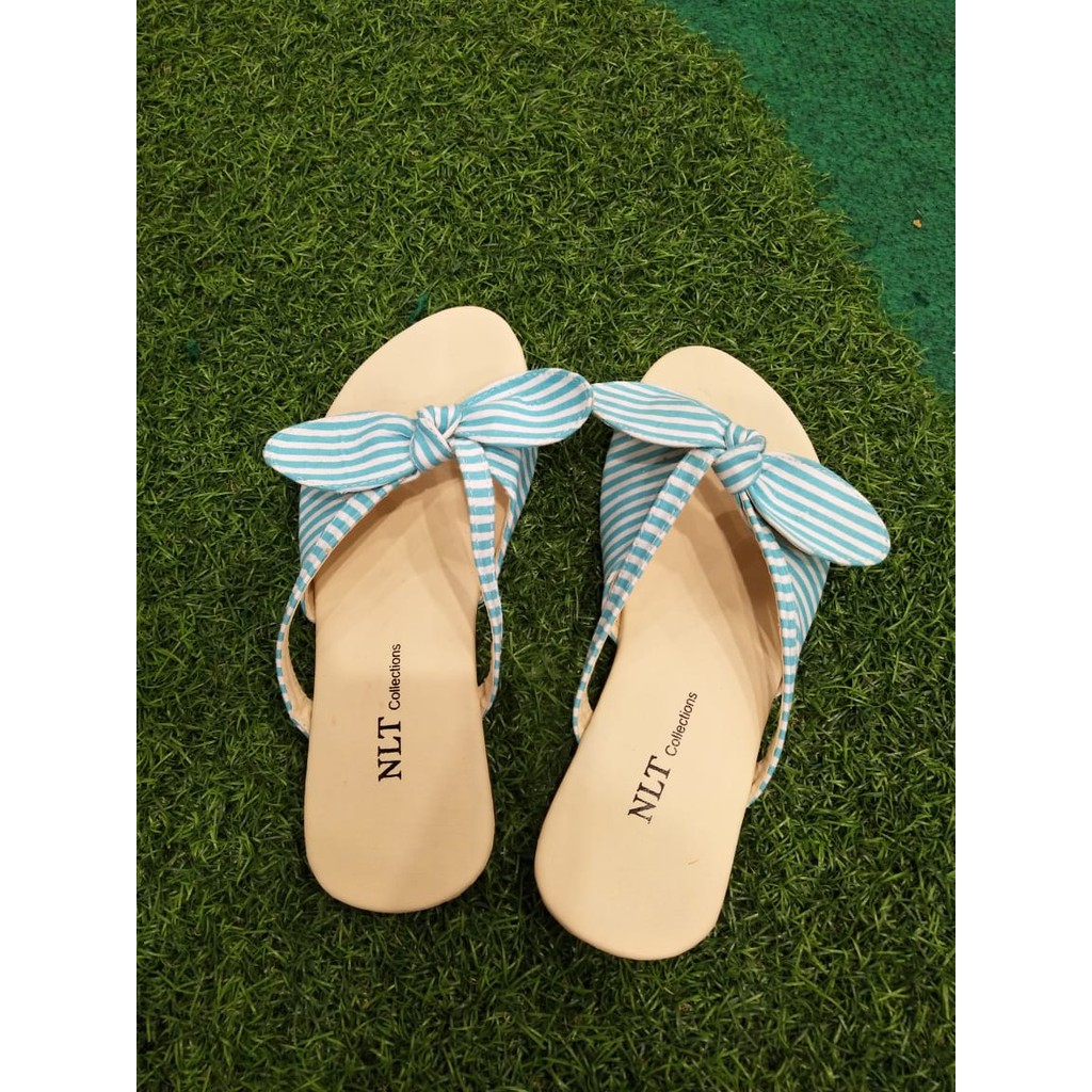 NunuLisaTan - QUINN Sandal Murah Sendal Wanita SALUR GARIS QUINN