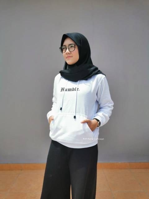 Humble Hoodie || Sweater Hoodie wanita #HH