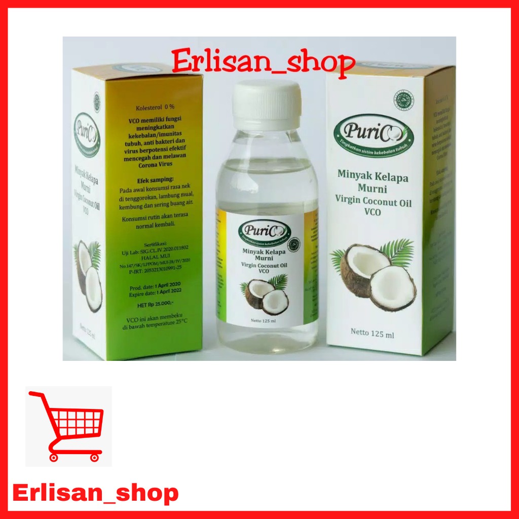 

VIRGIN COCONUT OIL 125ML- Minyak Kelapa Murni VCO