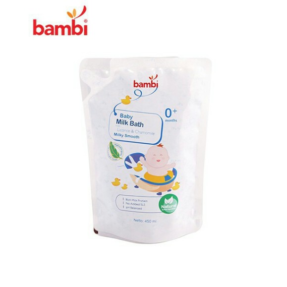 Baby Milk Bath Original Bambi Refill 450ml 8584