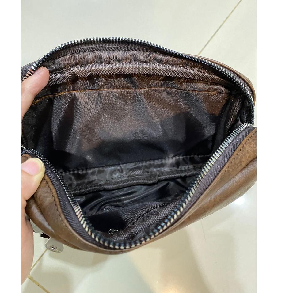 Tas pria clutch/slempang montblanc 2in1 import pum 5K5