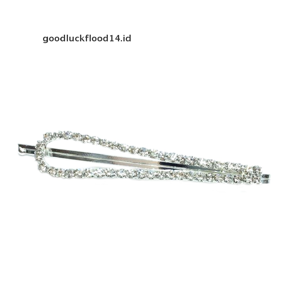 [OOID] New Crystal Women Flower Rhinestone Hair Pin Clips Barrette Comb Hairpin Bridal ID