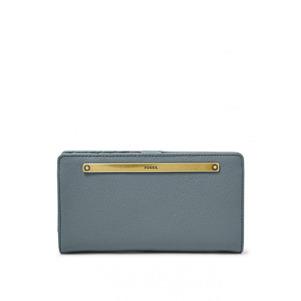 Fossil Liza Dompet Wanita Slim Bifold Chambray Dompet Wanita SL7891-197
