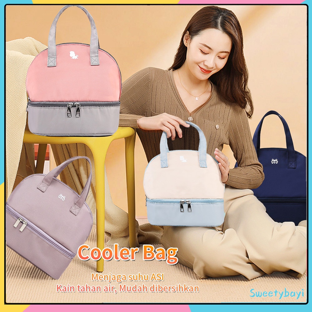 Sweetybayi Sling Cooler Bag Dua lapisan Tas Bayi Multifungsi