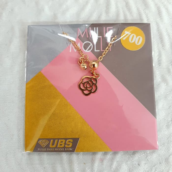 cincin millie molly serut emas 70 % 700 70 % variasi flower