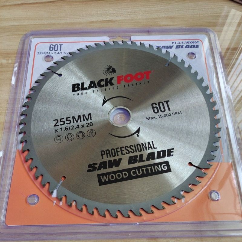 Saw Blade 10&quot;x60T blackfoot / pisau potong kayu blackfoot 10&quot;x60T / mata cilcural Saw 10x60T blackfoot