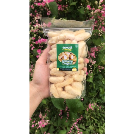 woahhcemilan/aneka cemilann/makanan ringan/keripik/basreng/makaroni/jajanan/ukuran sedang-Amplang tengiri