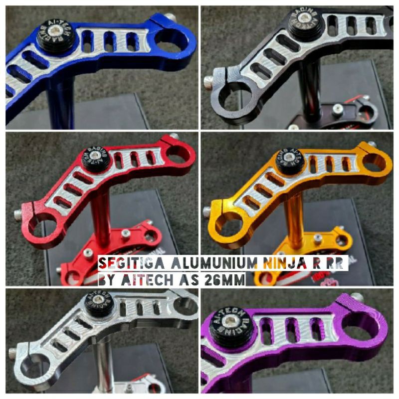 SEGITIGA ALUMUNIUM NINJA R RR BY AITECH AS 26MM KR150 KRR ZX150