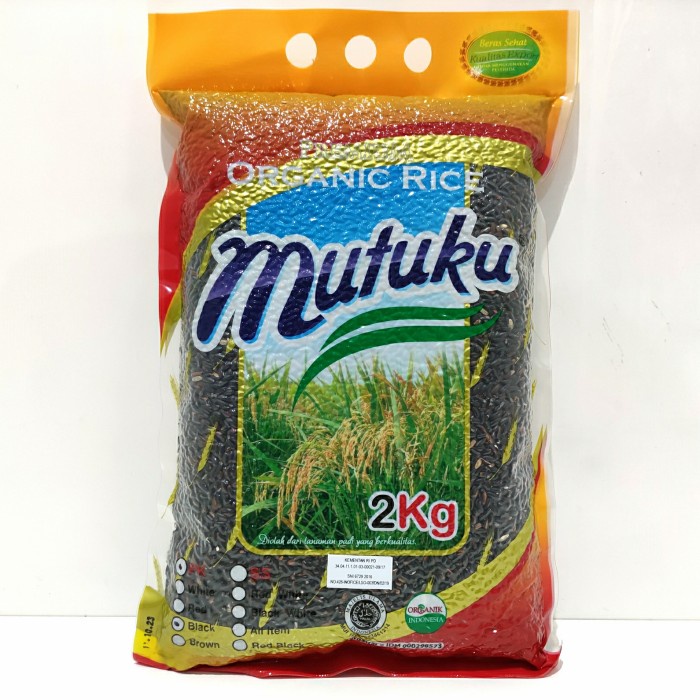 

Organic Rice Mutuku PK Black 2 kg Beras Hitam Organik Mutuku