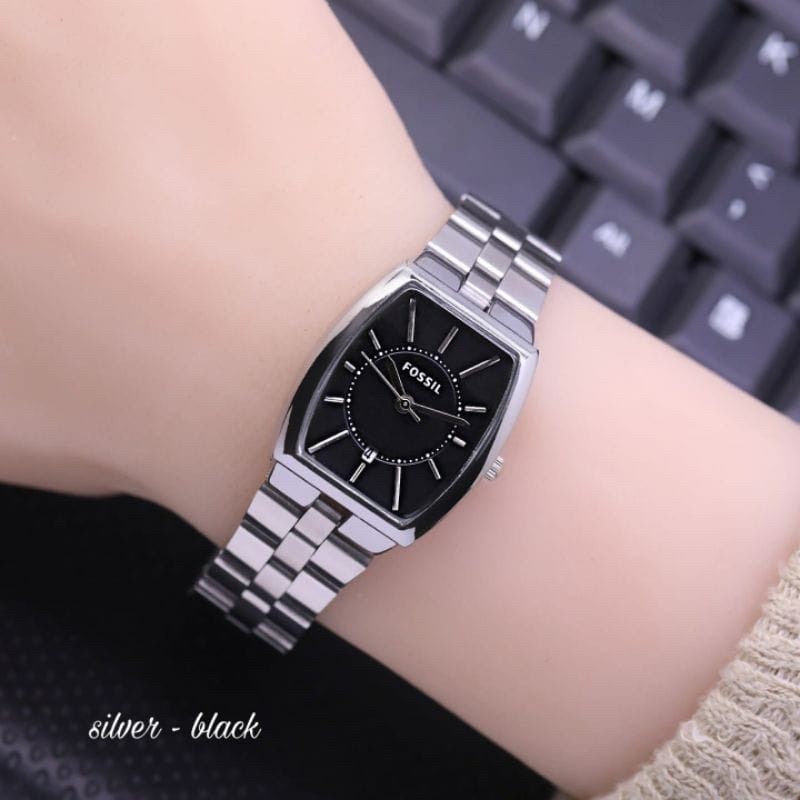 Jam tangan cewek-jam tangan wanita-perhiasan-0jam tangan wanita rantai- jam fossil wanita