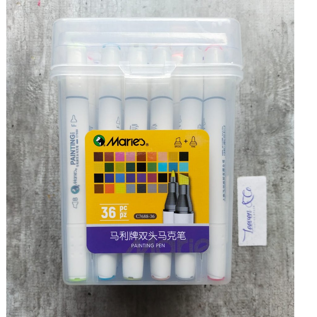 

MARIES PAINTING PEN SET 36 COLOUR With Box