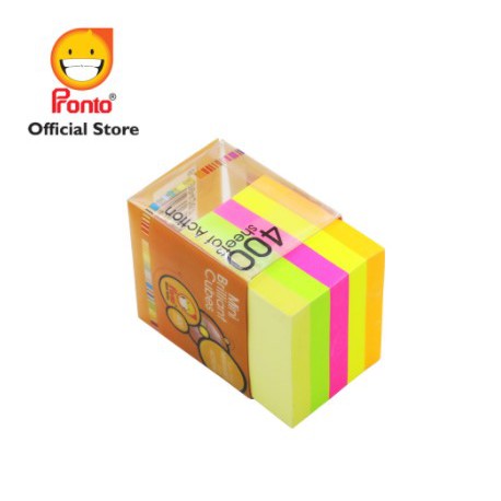 

Pronto Sticky Note Brilliant Cubes 75x75mm Notes Memo Tempel