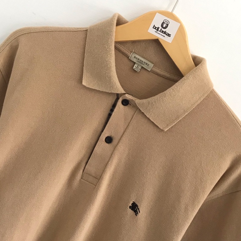 Polo shirt burberry bekas original