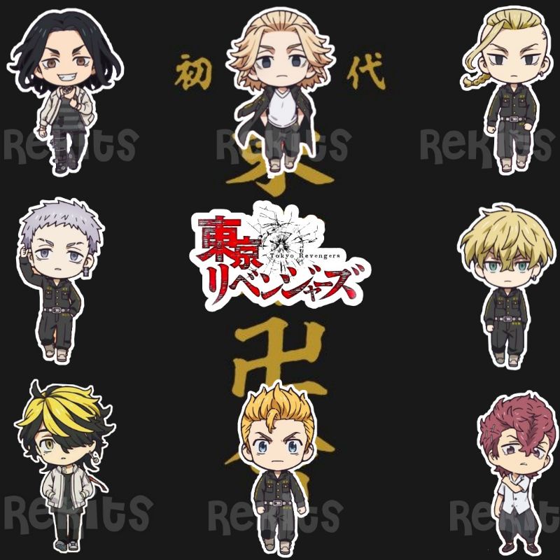 

Rekits Sticker Tokyo Revenger Chibi 10 Pcs Waterproof