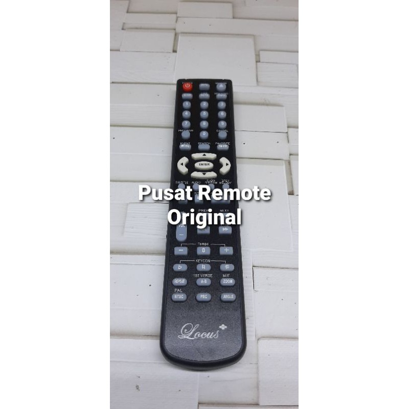 REMOTE REMOT DVD KARAOKE LOCUS LC-2000 ORIGINAL ASLI