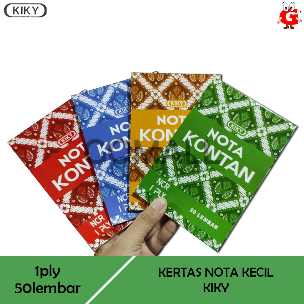 

Buku Nota Kontan Kecil Kiky