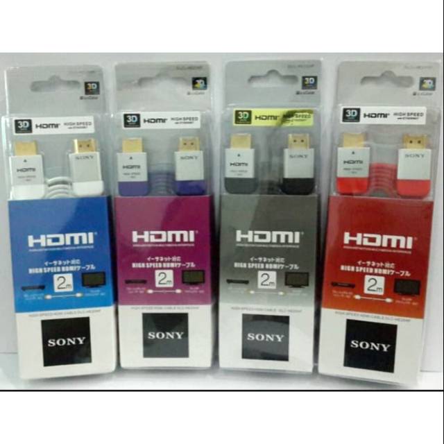 Kabel Hdmi sony 3d he20hf 2m - Hitam