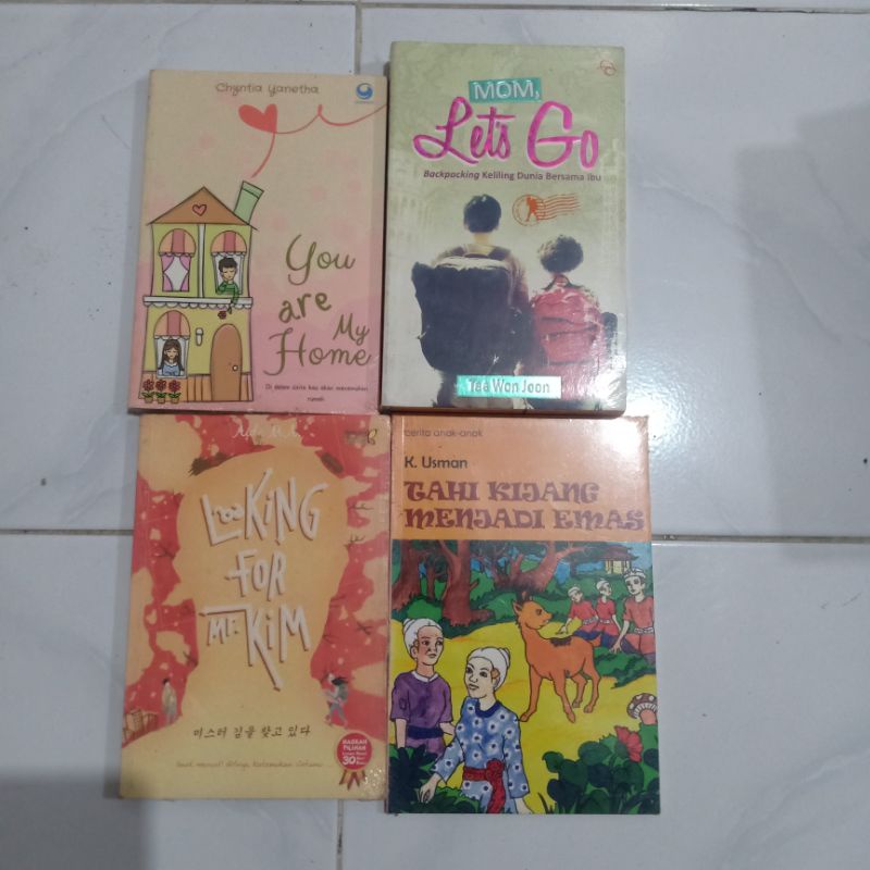 ( PROMO ) Obral paket murah ( isi 4 buku ) Novel remaja // fiksi // non fiksi // best seller // fantasi // romance // original // baru // new old stock-Paket 22