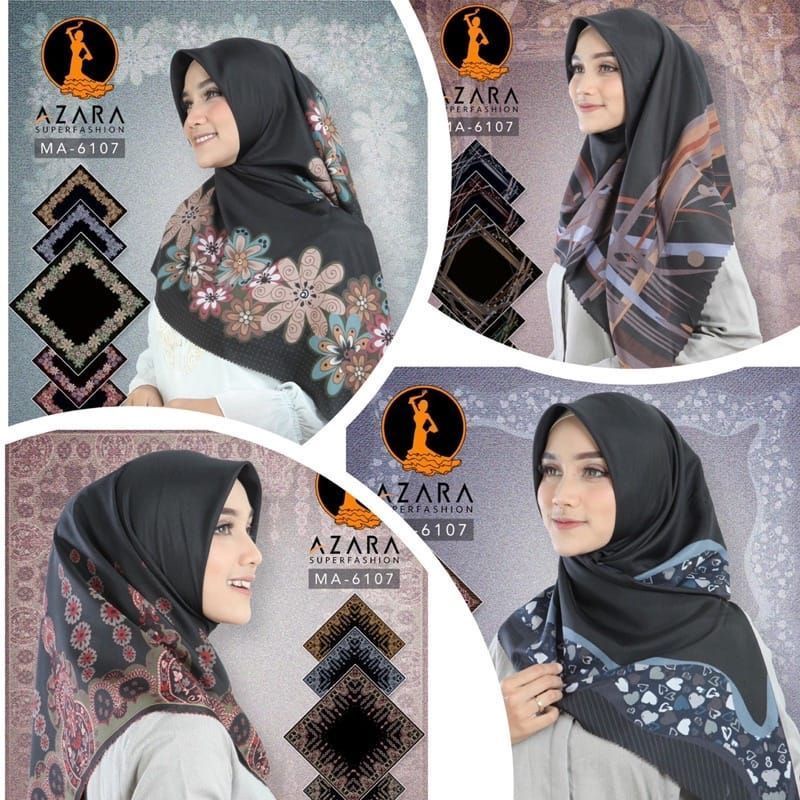 Hijab SegiEmpat Azahra motif