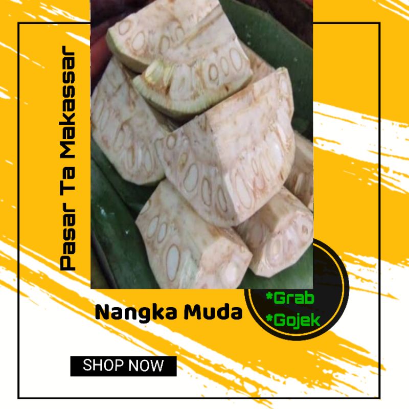 

Nangka muda / Sayur Nangka potong-potong / Pasar Ta Makassar / Pasar sayur Makassar