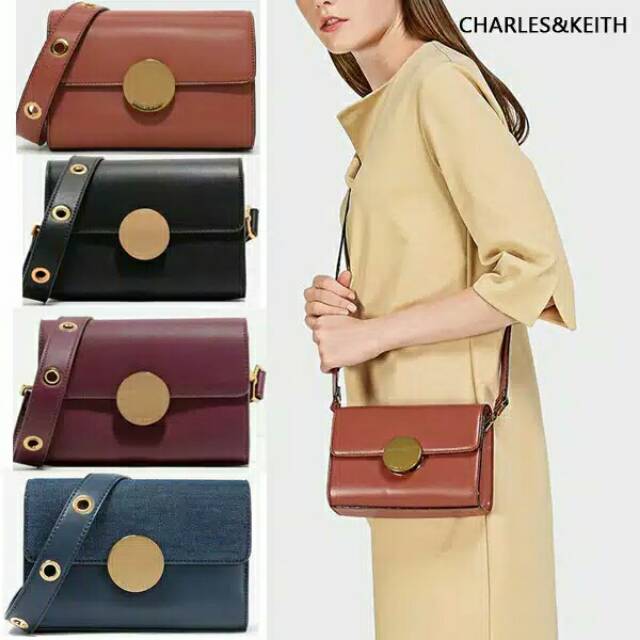 Tas Cnk sling bag Circular buckle selempang