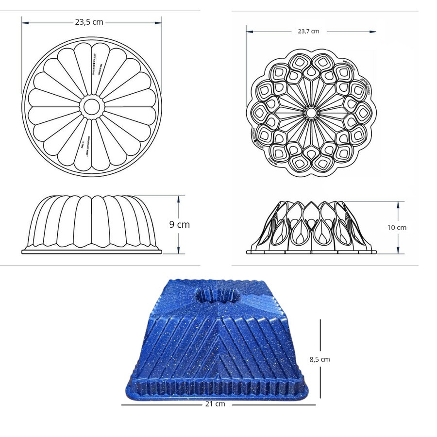 Loyang kue ANTI LENGKET |bundt Marble baking pan|loyang tulban crown