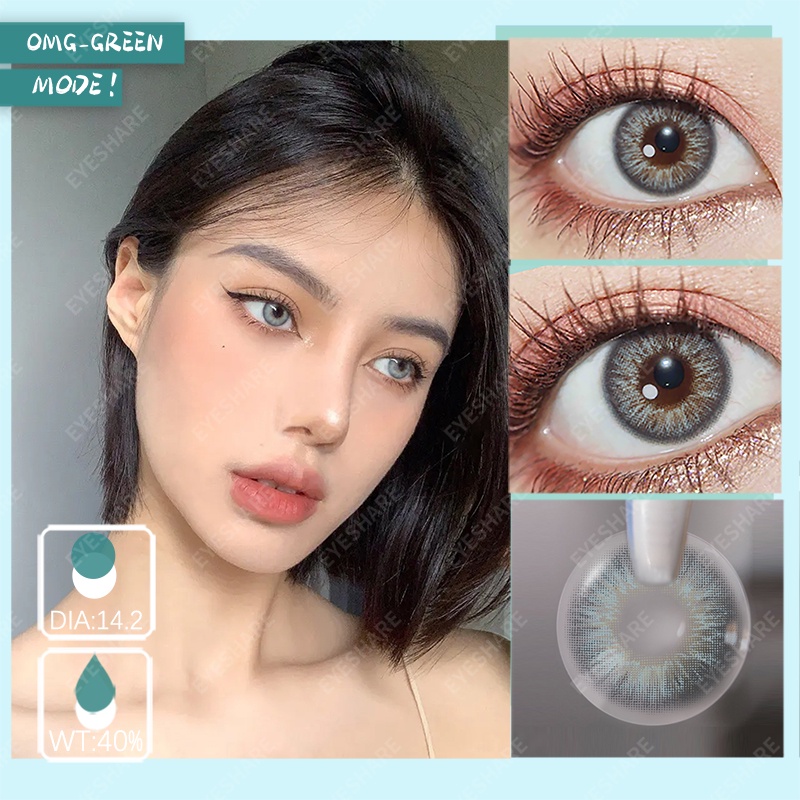 [✅COD] Softlens Mata Normal RUSSIANGIRL Lensa Kontak Warna Alami Softlens Murah Normal Softlens Minus 0.00 Korea Cokelat Grey Soflen