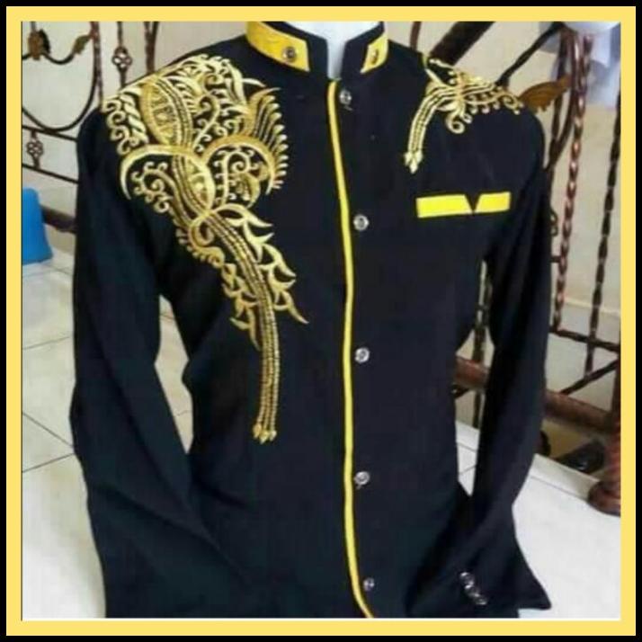 BAJU KOKO JASKO JAS KOKO BORDIR HITAM
