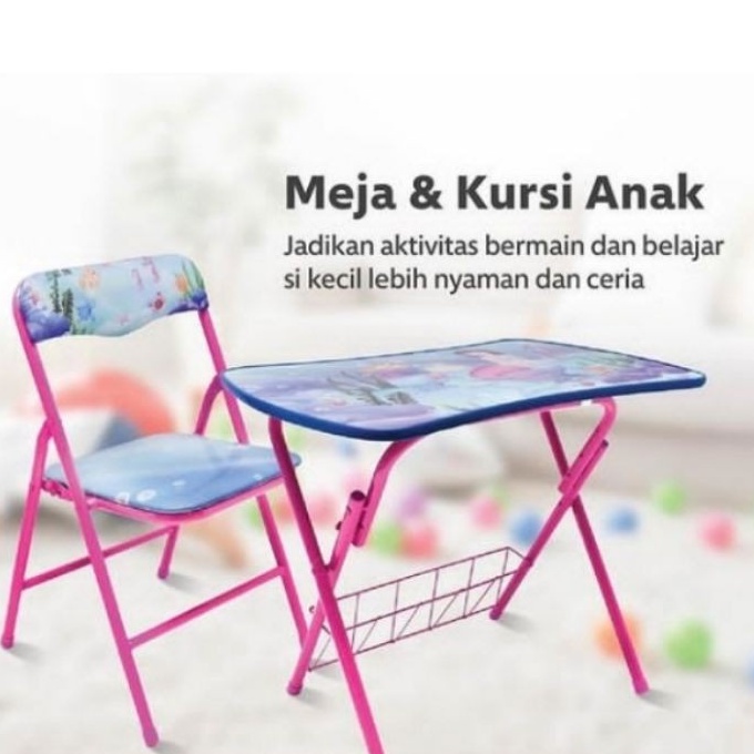 Meja anak / Meja belajar anak / Set Meja Belajar Kursi dan Meja / Kids Table Chair Animal / Soleil Set Belajar Anak