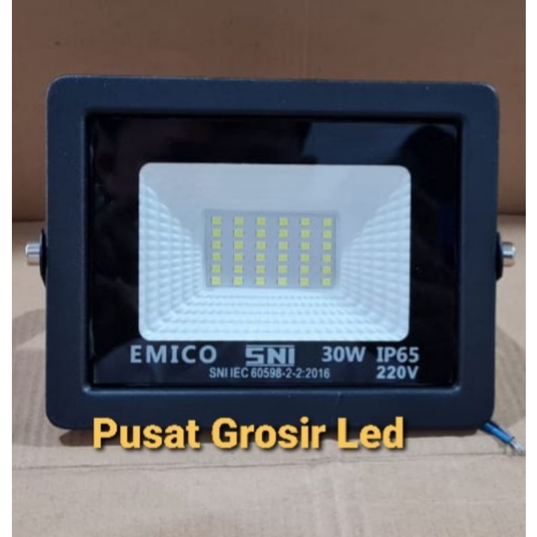 Lampu Sorot Emico 30 watt Cahaya Putih Dan Kuning/ Lampu Tembak emico 30 watt Putih Dan Kuning