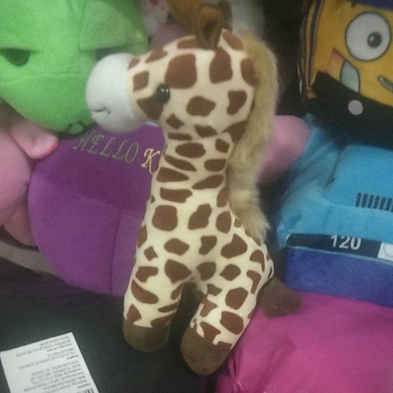 Boneka jerapah berdiri mainan anak. S M L XL