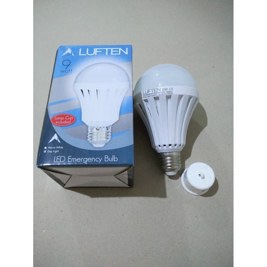 ANT-134 LAMPU EMERGENCY LUFTEN 9W PUTIH COOLDAY LIGHT 9 WATT W 9WATT