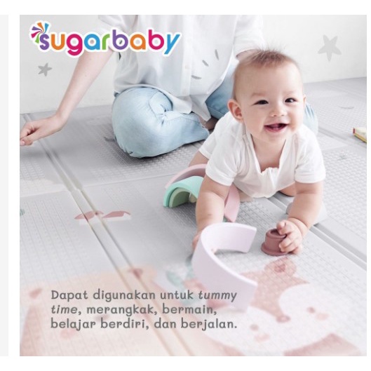 Sugar Baby Foldable Baby Playmat / Karpet Lipat Playmat Lipat Bayi Karpet Bayi Matras Bayi Playmat Foam Lipat