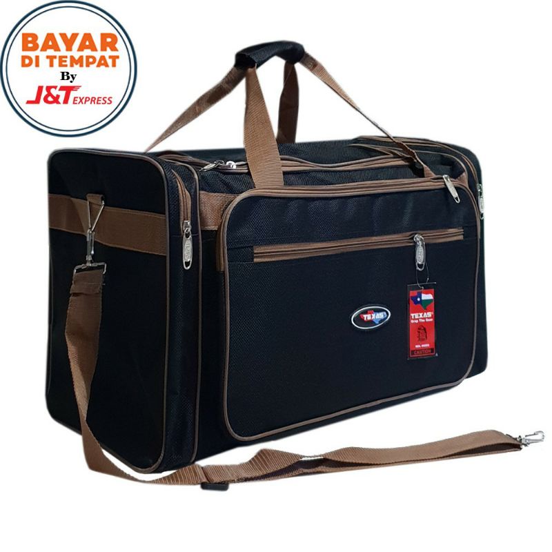POLO TEXAS Tas Travel Bag Hitam Tas Baju Tas Pakaian Tas