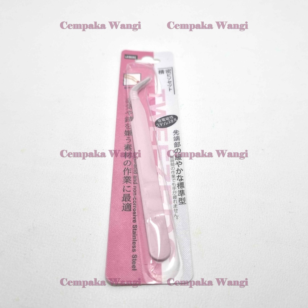 pinset sticker warna - penjepit stiker bengkok pinset bulu mata