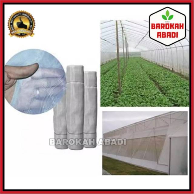 Eceran Insect Net Scrern Net Putih Kasa mesh Anti Nyamuk Jaring Penghalang Hama Serangga Grendhome