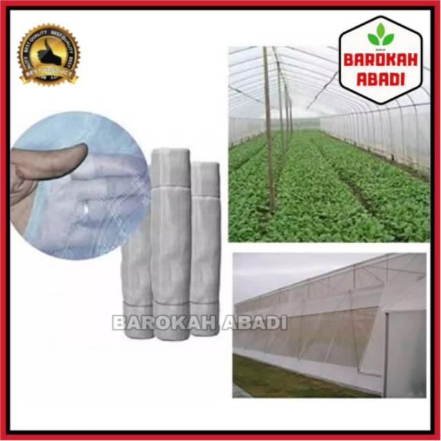 Eceran Insect Net Scrern Net Putih Kasa mesh Anti Nyamuk Jaring Penghalang Hama Serangga Grendhome