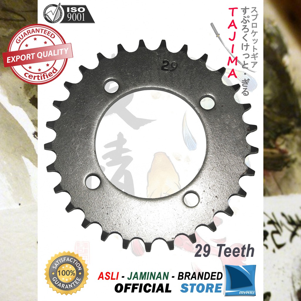 Gigi Tarik 28T ~ 38T YAMAHA Jupiter Z Lama Gir Belakang - Rear Sprocket Gear TAJIMA