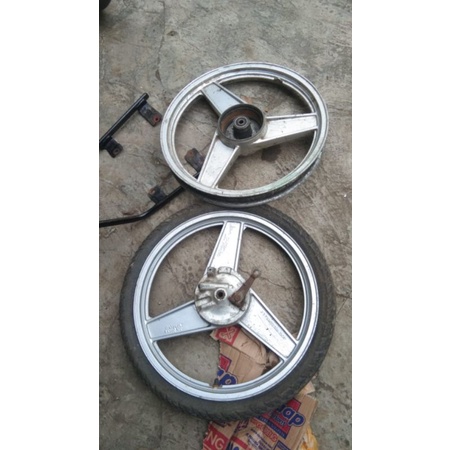 Velg palang Mitsuyo japan Astrea grand prima legenda bulus honda bebek tromol set panel rem