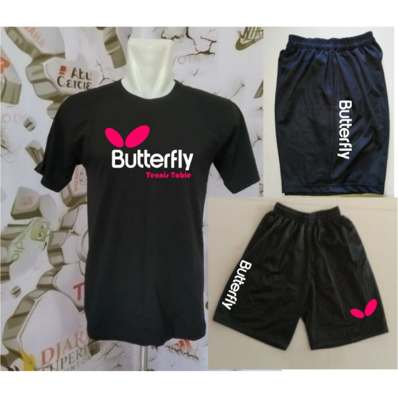 Celana tenis meja kolor pendek tenis - baju tenis meja butter fly