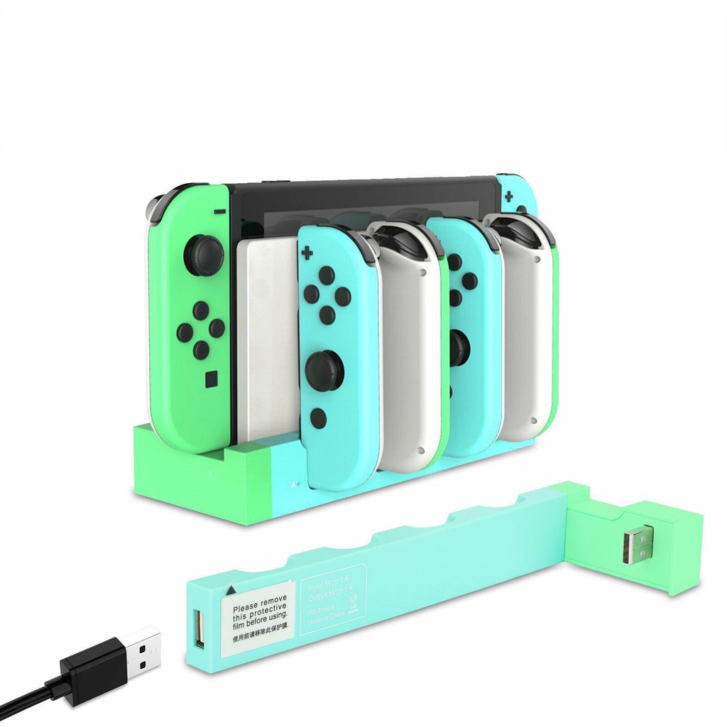 POPULAR Populer Untuk Nintendo Switch Joy-Con Aksesoris Games Home Charger Stand Untuk Nintendo Switch Joy-Con Pro