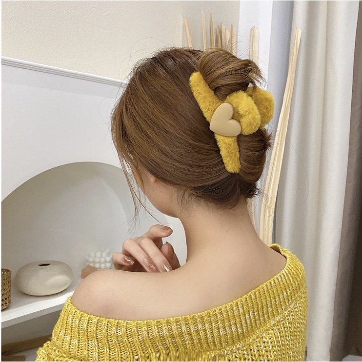 JEPITAN RAMBUT Bulu KOREA / JEPIT KOREA CLASSIC / Pin rambut Premium Korean hair Claw /Jedai Rambut / Hair Clip Wanita ACC02